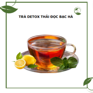 Trà detox thải độc bạc hà