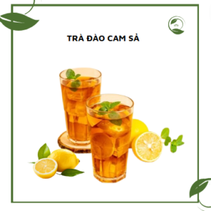 Trà đào cam sả