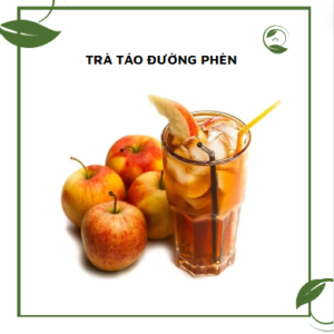 Trà táo đường phèn