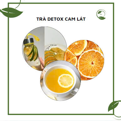 Trà detox cam lát